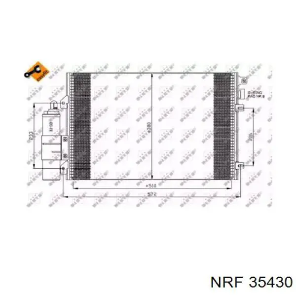 Конденсатор кондиционера NRF 35430 цена, от 52.45 USD