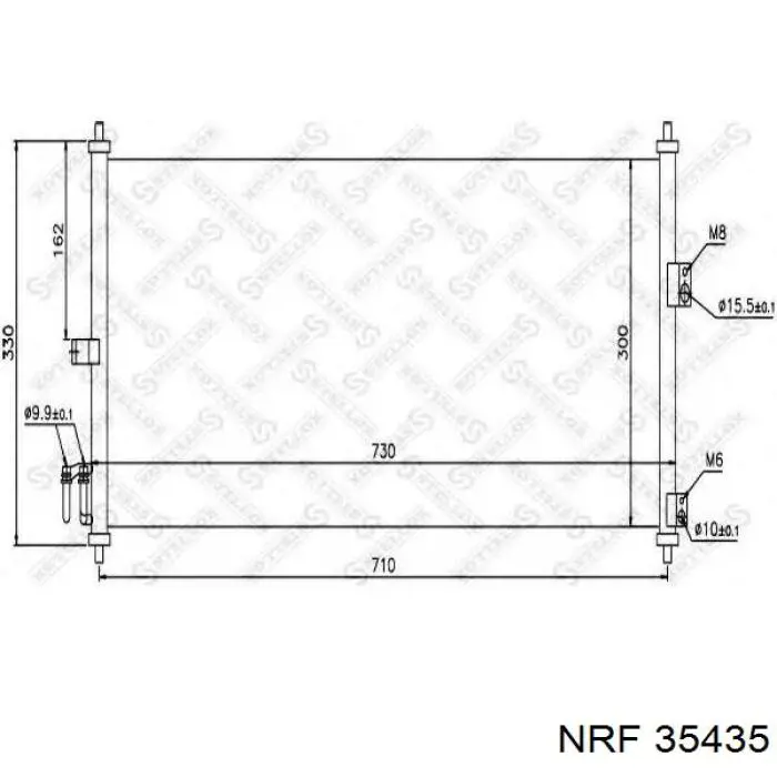 Конденсатор кондиционера NRF 35435 цена, от 72.50 USD