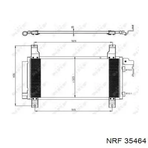 Конденсатор кондиционера NRF 35464 цена, от 88.15 USD