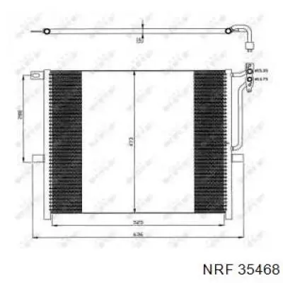 Радиатор кондиционера 35468 NRF