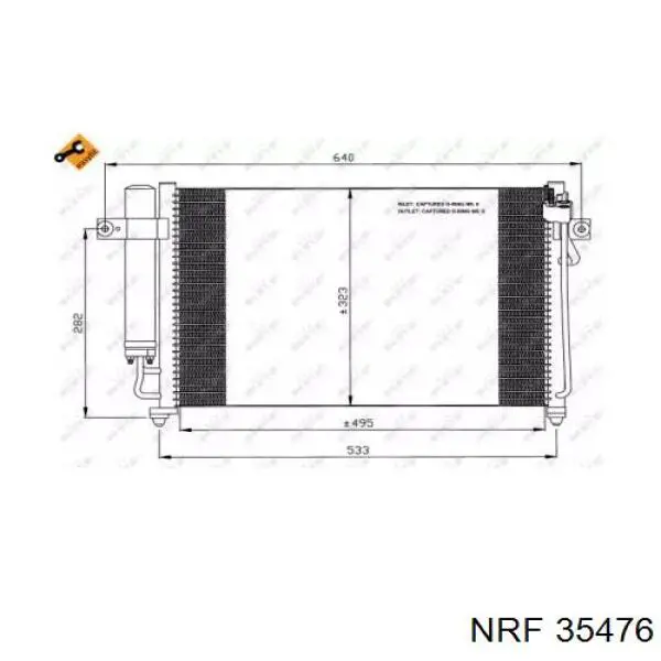 35476 NRF Конденсатор