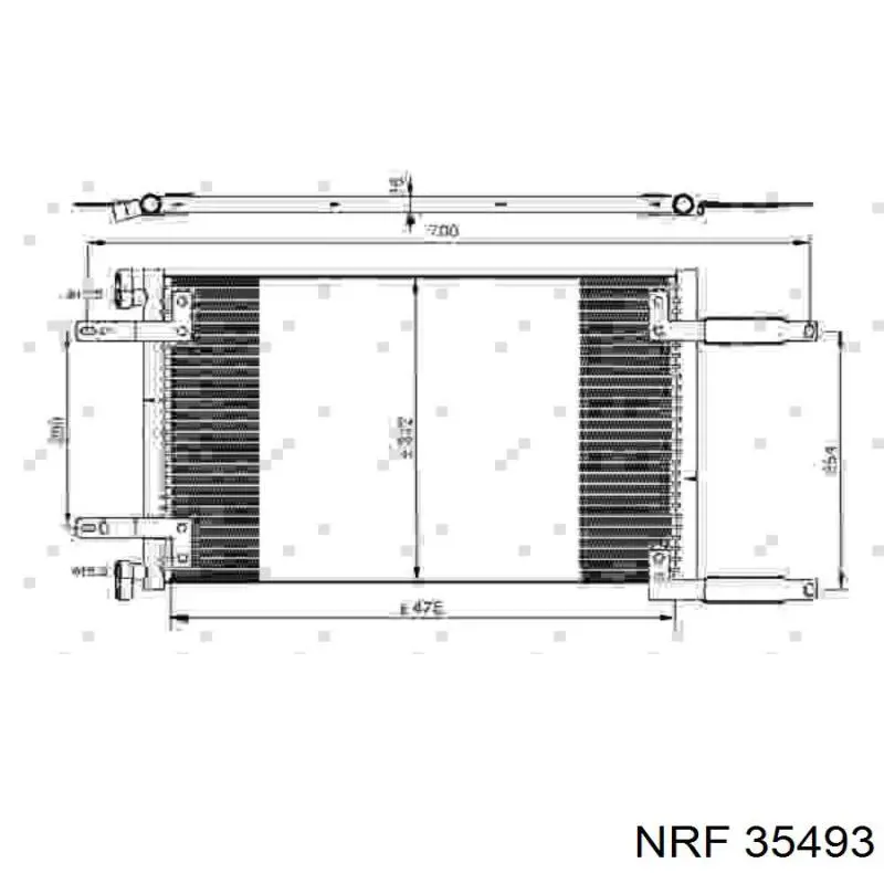 Радиатор кондиционера 46803037 Fiat/Alfa/Lancia