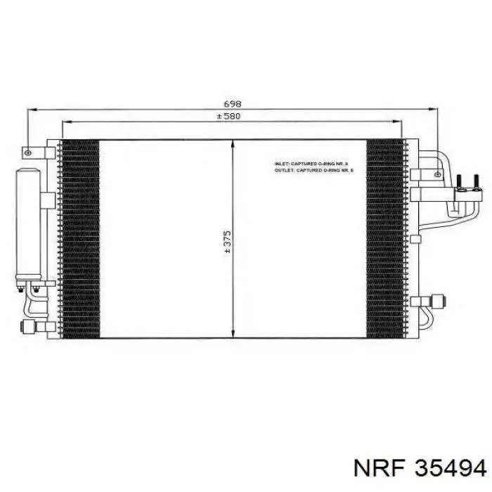 35494 NRF Конденсатор