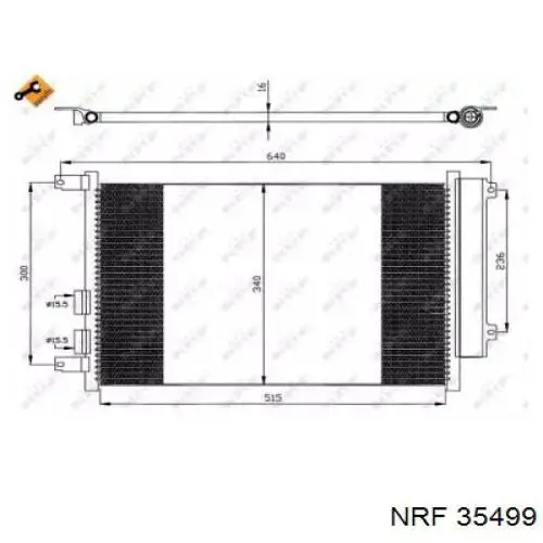 Конденсатор кондиционера NRF 35499 цена, от 83.27 USD