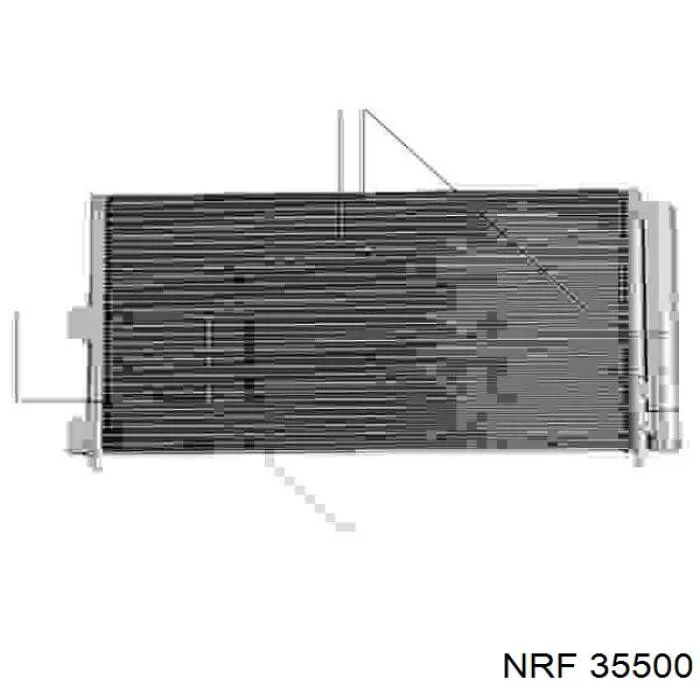 Радиатор кондиционера C12105 Sato Tech
