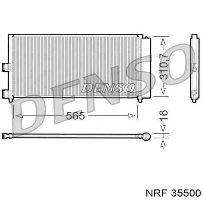 Condensador aire acondicionado 35500 NRF