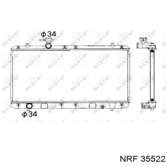 Конденсатор кондиционера NRF 35522 цена, от 131.86 USD