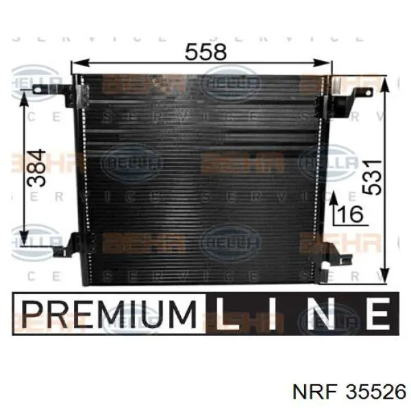 Конденсатор кондиционера NRF 35526 цена, от 97.70 USD