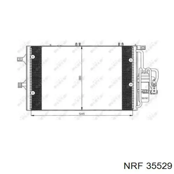 Радиатор кондиционера 35529 NRF