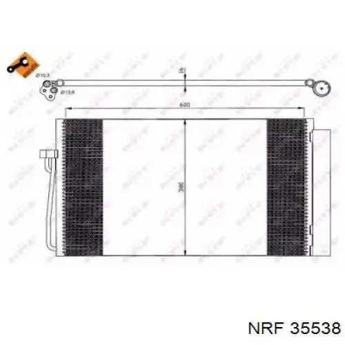 Купить 35538 NRF Радиатор системы охлаждения кондиционера
