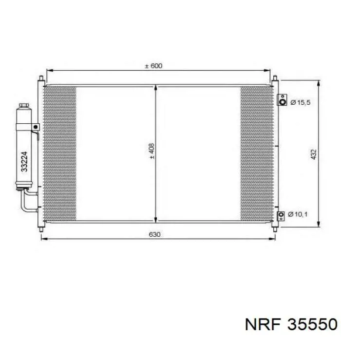 Конденсатор кондиционера NRF 35550 цена, от 86.12 USD