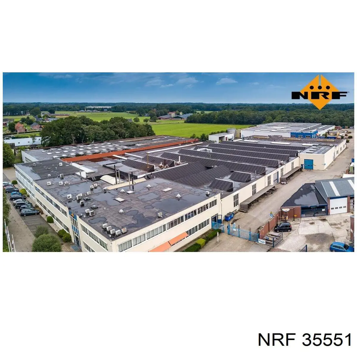 Радиатор охлаждения кондиционера NRF 35551