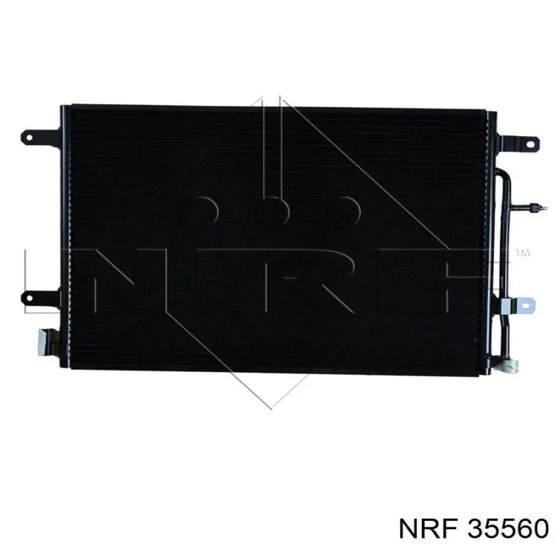 35560 NRF радиатор кондиционера