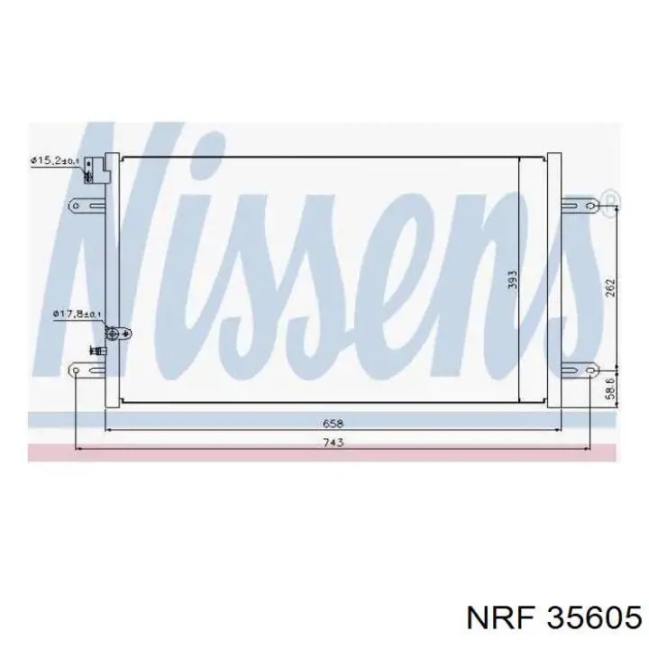 Купить AI5458 AVA Радиатор системы охлаждения кондиционера