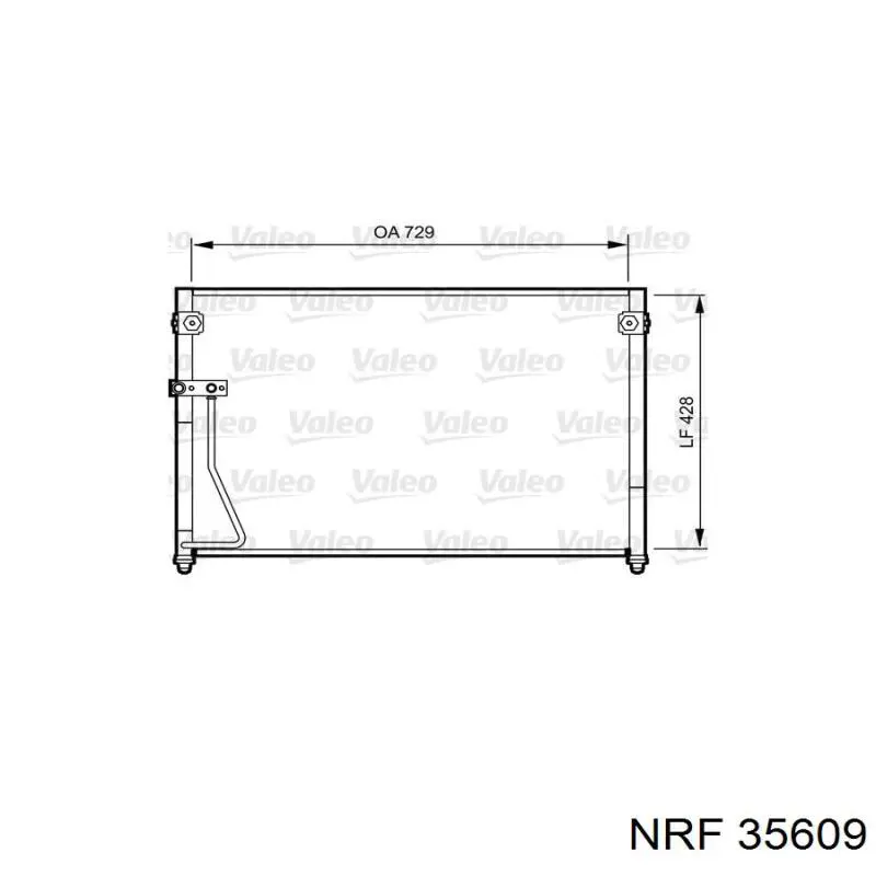 Конденсатор кондиционера NRF 35609 цена, от 119.80 USD