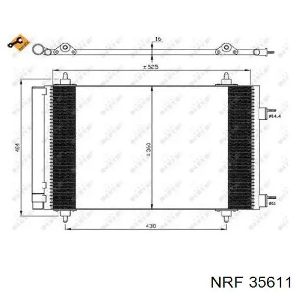 Конденсатор кондиционера NRF 35611 цена, от 66.98 USD