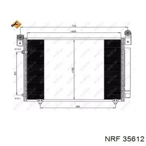 Конденсатор кондиционера NRF 35612 цена, от 74.04 USD