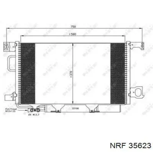 35623 NRF Конденсатор