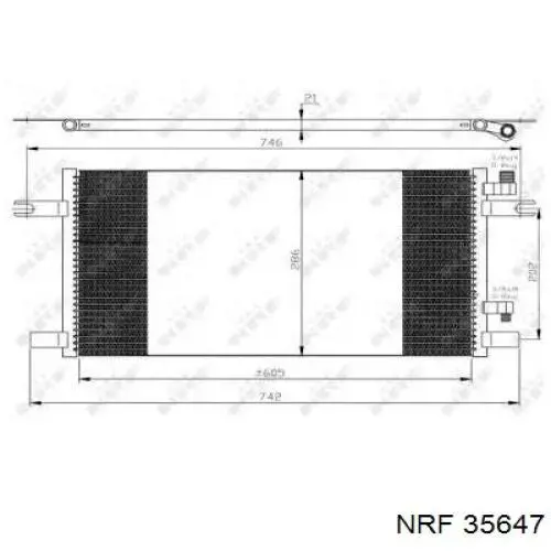 Конденсатор кондиционера Nissens 940376 цена, от 104.41 USD