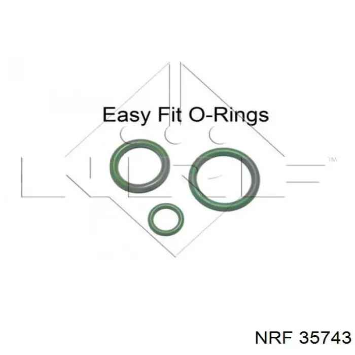 35743 NRF радиатор кондиционера