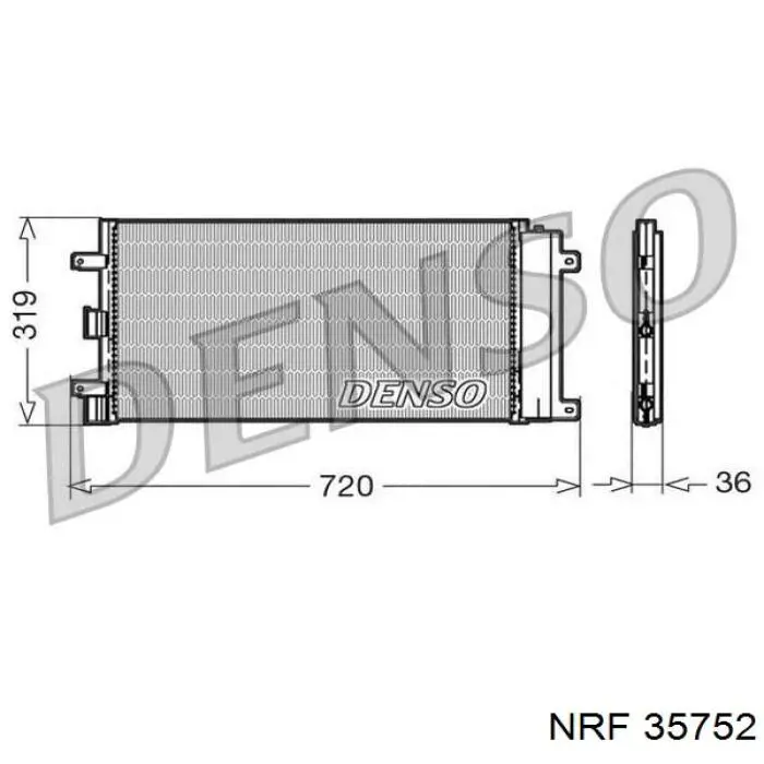 Конденсатор кондиционера NRF 35752 цена, от 87.47 USD