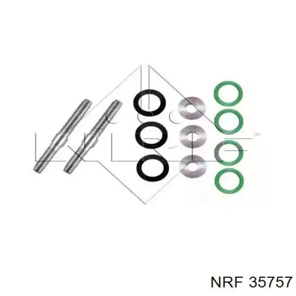 Радиатор кондиционера 35757 NRF