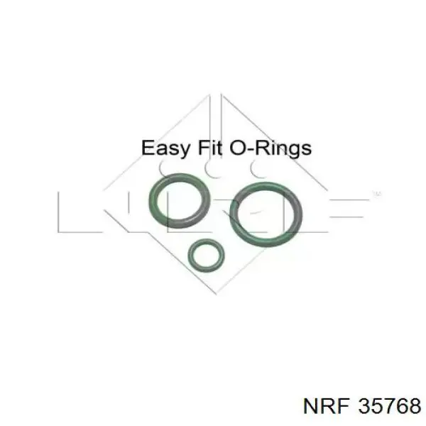 35768 NRF радиатор кондиционера