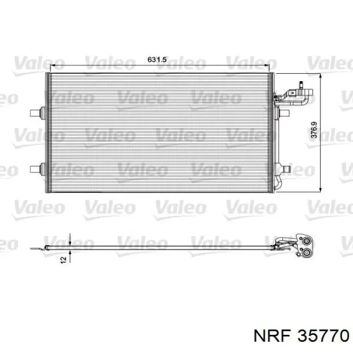 Конденсатор кондиционера NRF 35770 цена, от 88.48 USD