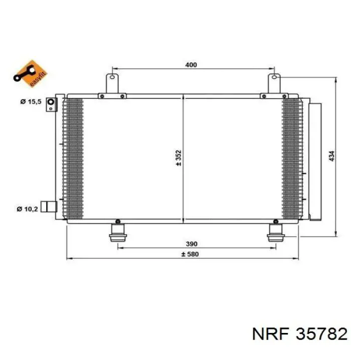 Конденсатор кондиционера Q-fix Q1720130 цена, от 71.06 USD