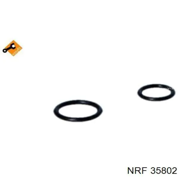 Радиатор охлаждения кондиционера NRF 35802