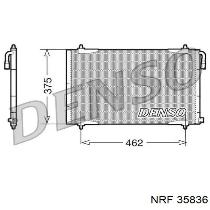 Конденсатор кондиционера NRF 35836 цена, от 61.15 USD
