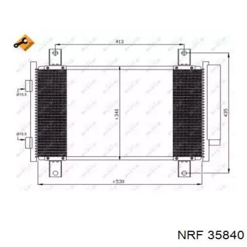 FP 20 K949-NS FPS радиатор кондиционера