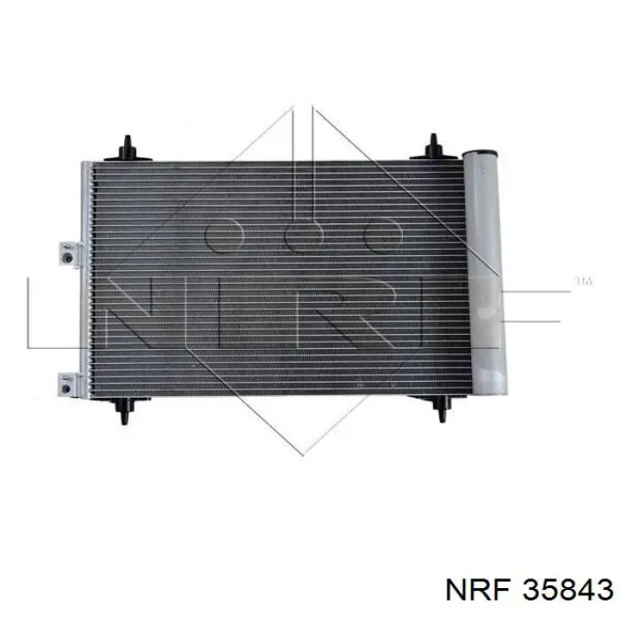 35843 NRF радиатор кондиционера