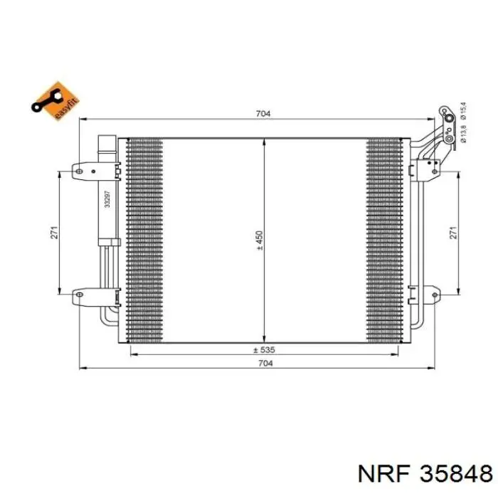 Конденсатор кондиционера FPS FP74K153 цена, от 74.87 USD