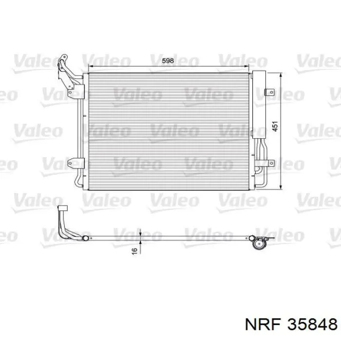 Конденсатор кондиционера NRF 35848 цена, от 110.86 USD