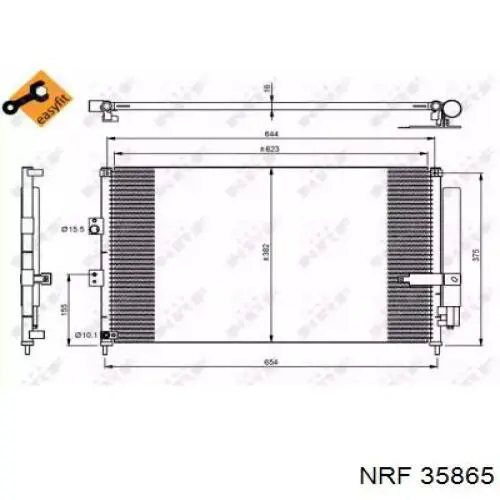 35865 NRF Конденсатор