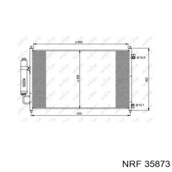 Конденсатор кондиционера NRF 35873 цена, от 99.45 USD