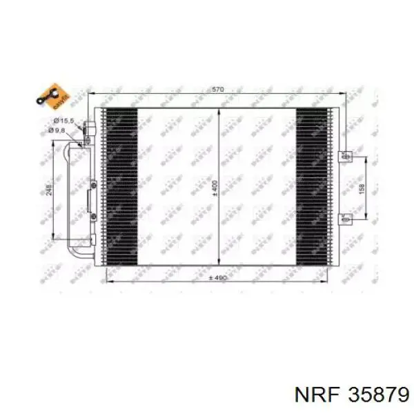 Конденсатор кондиционера NRF 35879 цена, от 105.20 USD