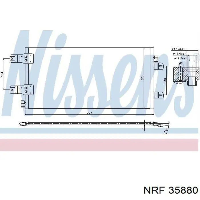 Конденсатор кондиционера Renault (RVI) 2765000QAE цена, от 90.03 USD
