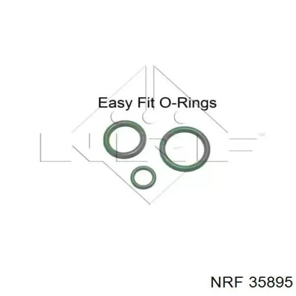 Радиатор кондиционера 35895 NRF