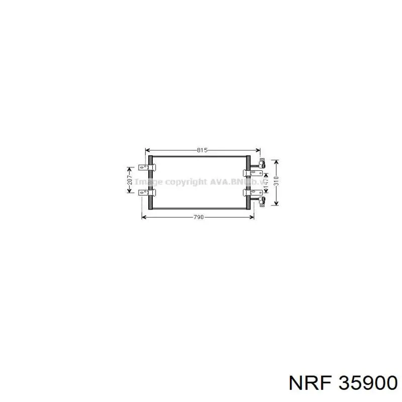 Радиатор охлаждения кондиционера Renault (RVI) 8200465480