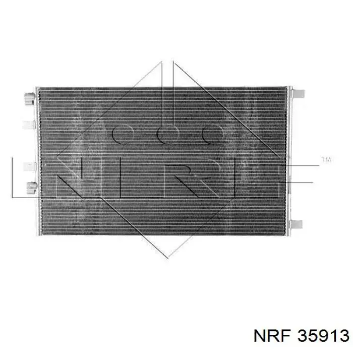 35913 NRF радиатор кондиционера