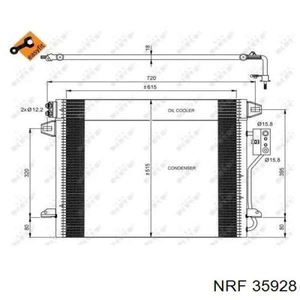 Конденсатор кондиционера NTY CCSCH010 цена, от 68.11 USD
