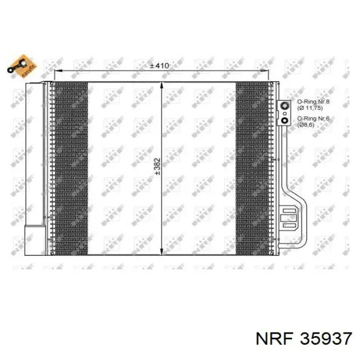 Радиатор кондиционера 35937 NRF