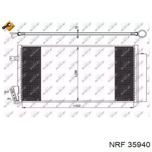 Радиатор кондиционера 35940 NRF