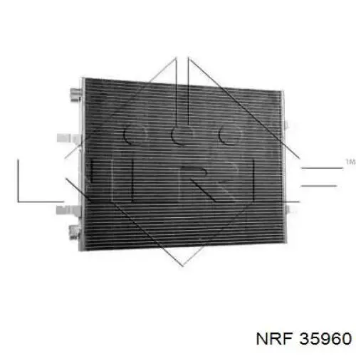 Радиатор кондиционера 35960 NRF
