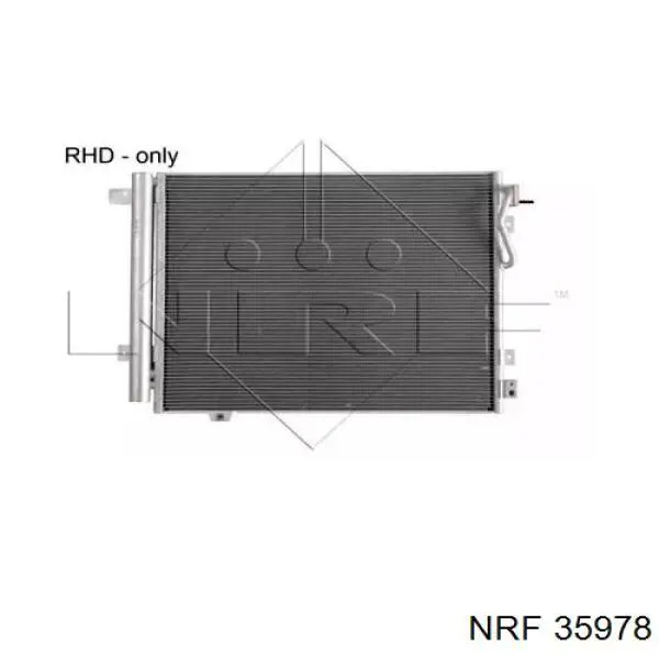 35978 NRF радиатор кондиционера