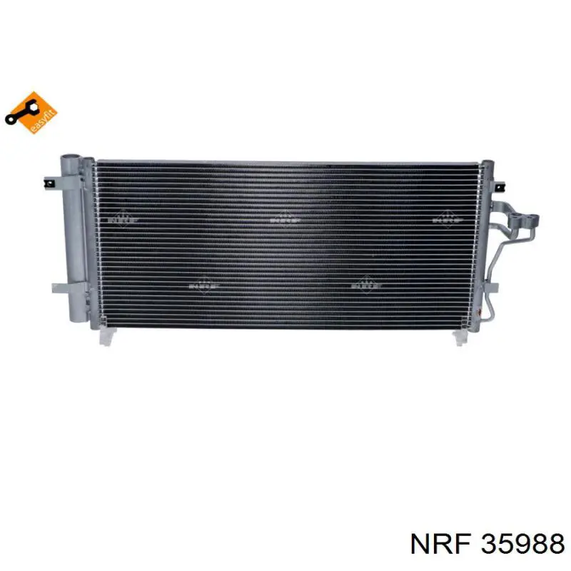 Радиатор охлаждения кондиционера NRF 35988