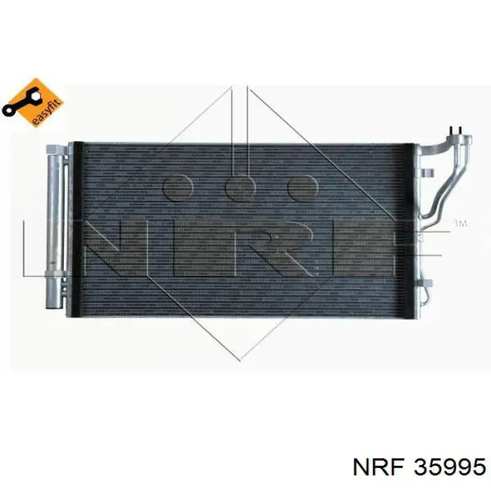 35995 NRF радиатор кондиционера