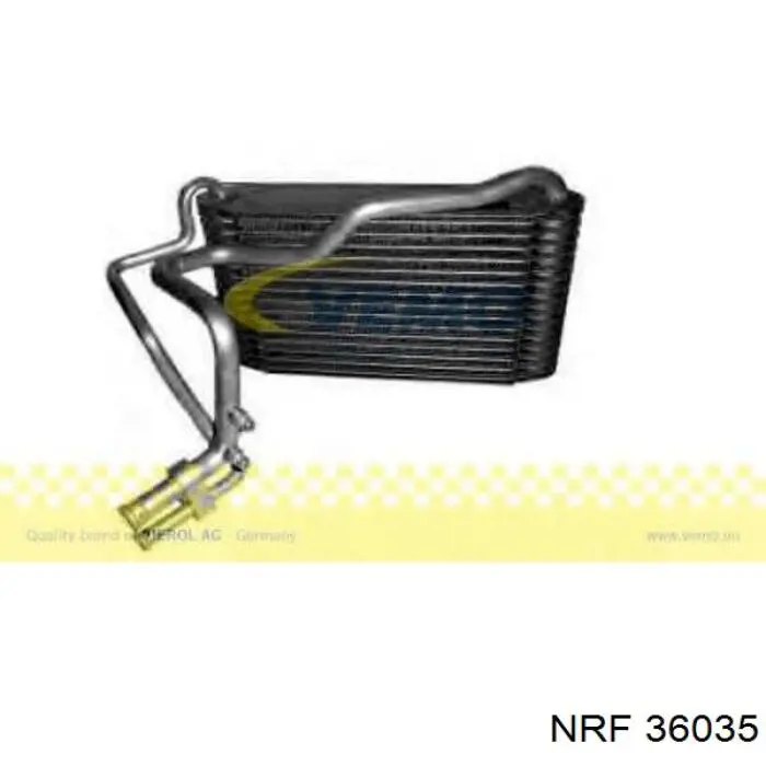 Evaporador, aire acondicionado 36035 NRF